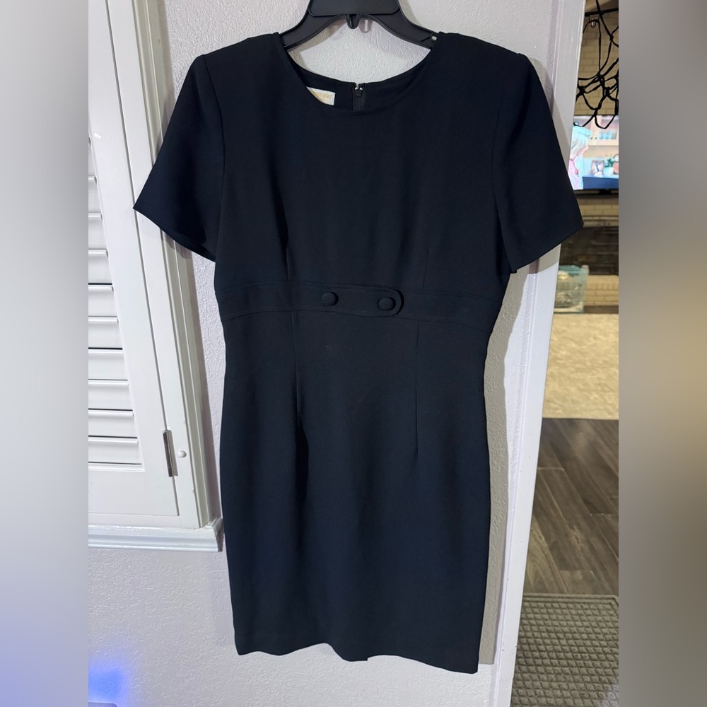 Vintage Brooks Brothers Classic Black Midi Dress